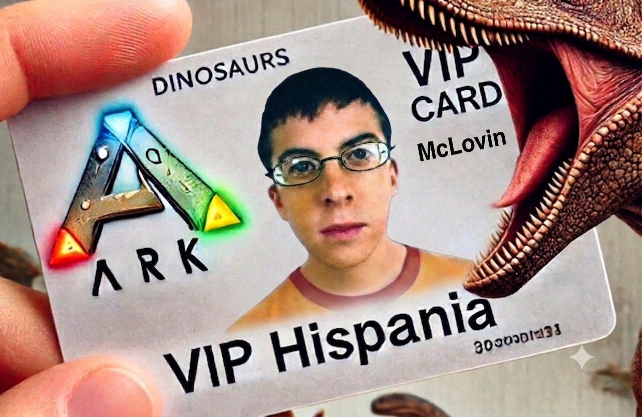 Cartel de las ventajas VIP de Ark Hispania
